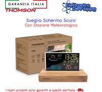 Sveglia Schermo Scuro Con Stazione Meteorologica