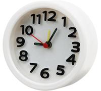 Sveglia Silenziosa E Creativa per La Camera da Letto - Elegante Orologio al Quarzo A Batteria, Compatto, Perfetto per Il Comodino, Ideale per La Casa O Lufficio. White