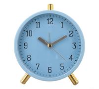Sveglia silenziosa per bambini, design semplice con display trasparente, promuove la responsabilità nella gestione del tempo (blu)