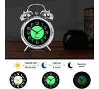 Sveglia super rumorosa per adulti con sonno profondo, campana Y 4, retro, silenz