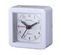 techno line Geneva SC Weiss Sveglia al Quarzo, Bianco, 6.9x4x6.9 cm