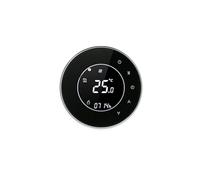 Sveglia, Termometro da interno Igrometro digitale WIFI TERMOSTATO INTELLINTE Riscaldamento elettrico Caldaia a gas Il telecomando funziona con Google Home schermo LCD ,per Dormiente Pesante(Black)