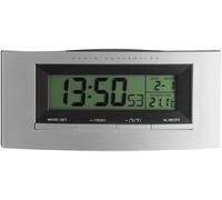 SVEGLIA TFA digitale radiocontrollata, con luce, snooze, radio
