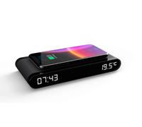 THOMSON - Radio Sveglia Display Digitale Con Funzione Di Ricarica A Induzione 15 W, Nero