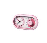 Sveglia Timer for Studenti Timer Gestione del Tempo Bambini autodisciplina Talismano Studio Speciale Sveglia Orologio 3 in 1(Pink)