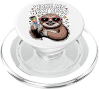 "Svegliami l'anno prossimo" Divertente design di Capodanno PopSockets PopGrip per MagSafe