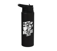 Svegliati presto e affronta forte Stainless Steel Insulated Water Bottle