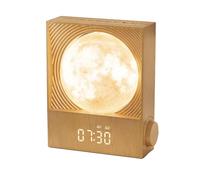 Sveglie con Luce All'Alba per Ha il Sonno Pesante, Luce Lunare Girevole per un Dolce Risveglio, Lampada da Notte per La Camera da Letto