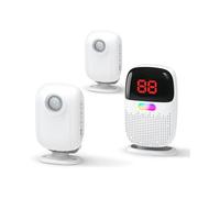 Sveglie da Letto per Pazienti Anziani Affetti da Demenza - Display ID con Sensore Digitale e Cercapersone con Clip per Badanti, Nessun Canone Mensile,