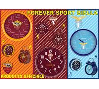 SVEGLIE E OROLOGI DA PARETE ORIGINALI AS ROMA - TORINO FC - SS LAZIO