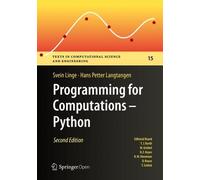 Svein Linge Hans Petter Lang Programming for Computations - (Copertina rigida)