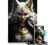 Svela il puzzle Kitsune da 1000 pezzi un gioco interattivo che stimola la mente e permette di incastrare perfettamente i pezzi,senza che si stacchino Sfida cerebrale per la casa (38x52cm)