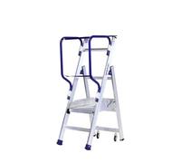 Svelt Scala a Castello - Piattaforma Mobile Professionale per Picking, Protezione 360°, Norme E.M.E.R., Altezza Lavoro 250 cm, 2 Ruote Autobloccanti, Corrimani Richiudibili (2 Gradini)