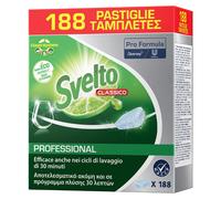 Svelto Professional DETERSIVO STOVIGLIE PASTIGLIE CLASSICO 188 TABS FORMULA ECO