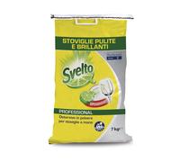 SVELTO Detergente in Polvere per Piatti Stoviglie Professionale Pro Formula 7 Kg
