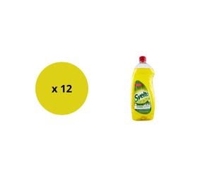 SVELTO Detersivo Piatti LIMONE E ZENZERO, sgrassante stoviglie - 930mL x 12pz
