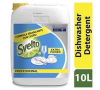 SVELTO Extra Power Detergente per Lavastoviglie Liquido Sbiancante con Cloro 10L