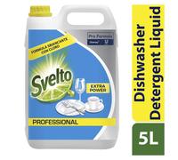 SVELTO Extra Power Detergente per Lavastoviglie Liquido Sbiancante con Cloro 5 L