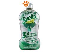 6 PZ SVELTO PIATTI CONCENTRATO LIMONE POTERE SUPER SGRASSANTE 500ML