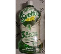 Svelto Piatti Concentrato Limone Sgrassante X3 Lavaggio Stoviglie Bicchieri 7 pz