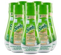 Svelto Powered By Nature Gel Tutto in 1 per Lavastoviglie Pulizia Eccezionale con Aceto Bianco e Ingredienti di Origine Naturale - 8 Flaconi da 640ml