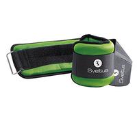 Sveltus 0942_1 kg - Bracciali zavorrati - 1kg lycra (la coppia - 1kg x 2) - Verde