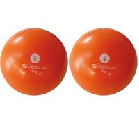 Sveltus Palla zavorrata arancione 1 kg (Confezione da 2)