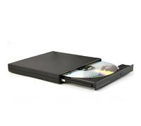 Svemei Unità CD/DVD esterna per laptop, ultra sottile, USB, portatile, masterizzatore +/-RW, trasferimento dati super veloce, colore nero, BackitUp per PC desktop, Windows, Linux, OS, Mac