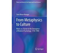 Sven Hroar Klempe From Metaphysics to Culture (Copertina rigida)