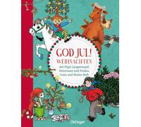 Sven Nordqvist God Jul Weihnachten mit Pippi Langstrumpf, P (Copertina rigida)