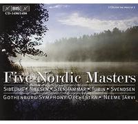 Svendsen/Stenhammar/Nielsen/Tubin/Bibelius - Five Nordic Masters (5 CD)
