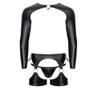 Svenjoyment Bondage Set di Bondage 3 Pezzi Intimo, Nero, XL Uomo