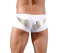 Svenjoyment boxer da uomo pantaloni angelo bianco/oro XL