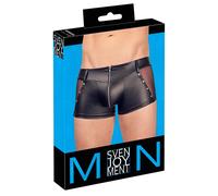 Boxer da uomo sexy in tessuto trasparente con borchie - L