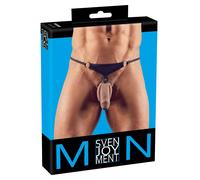 Svenjoyment Microfibre String with Removable Cock Ring 2110202 Black XL