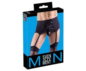 Svenjoyment Reggicalze da uomo L Nero