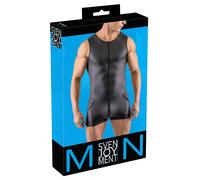 Svenjoyment - tuta maschile corta senza maniche (nera) - 2XL