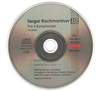 Svetlanov,Evgeny - The 3 Symphonies,Vocalise