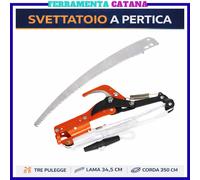 svettatoio a corda troncarami tagliarami con seghetto manuale per potatura pota