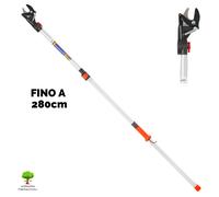 SVETTATOIO STOCKER 606 FORBICE POTATURA ASTA LUNGA TELESCOPICA 280cm TESTA 180°