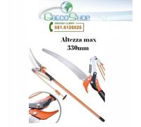 Svettatoio/Tagliarami/Sega/Cesoia manuale con manico telescopico e corda 3,3 mt