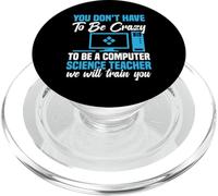 Sviluppatore di codice programmatore Be Crazy Insegnante di informatica PopSockets PopGrip per MagSafe