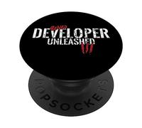 Sviluppatore selvaggio scatenato come un animale PopSockets PopGrip Adesivo