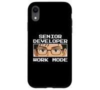 Sviluppatore senior Modalità di lavoro Anime Eyes Programmatore di codifica Custodia per iPhone XR