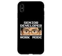 Sviluppatore senior Modalità di lavoro Anime Eyes Programmatore di codifica Custodia per iPhone XS Max