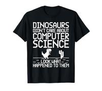 Sviluppatore software Dinosauri Informatica Informatica Maglietta