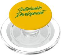 Sviluppo Sostenibile Minimalista Messaggio Verde Scritto A PopSockets PopGrip per MagSafe