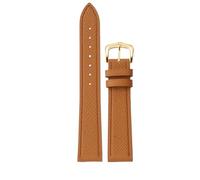 Svincoter 14 16 18 20mm Nero marrone bianco grigio cinturino universale a sgancio rapido in pelle bovina da uomo e da donna adatto for Cartier Tank SOLO London Clé de(Brown-G pin,14mm)