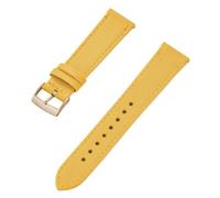 Svincoter Cinturini universali a sgancio rapido in tela, nylon e pelle da 18, 20, 22 mm, materiali misti, adatti alla maggior parte degli orologi a bocca piatta(Yellow Gold,18mm)