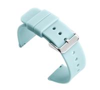 Svincoter Cinturino impermeabile in silicone a sgancio rapido da 10-24 mm, adatto alla maggior parte degli orologi con cassa piatta.(Lakeblue,20mm)